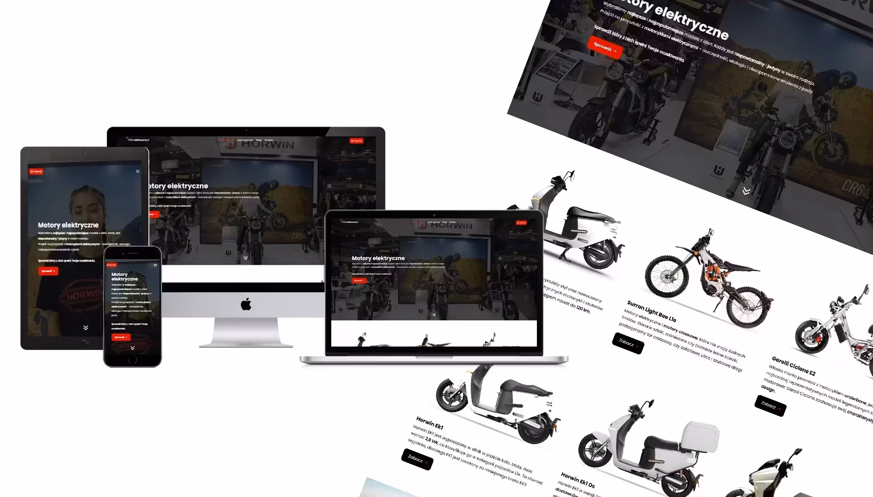 Motor Elektryczny – projekt strony